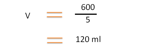 calculation of volume