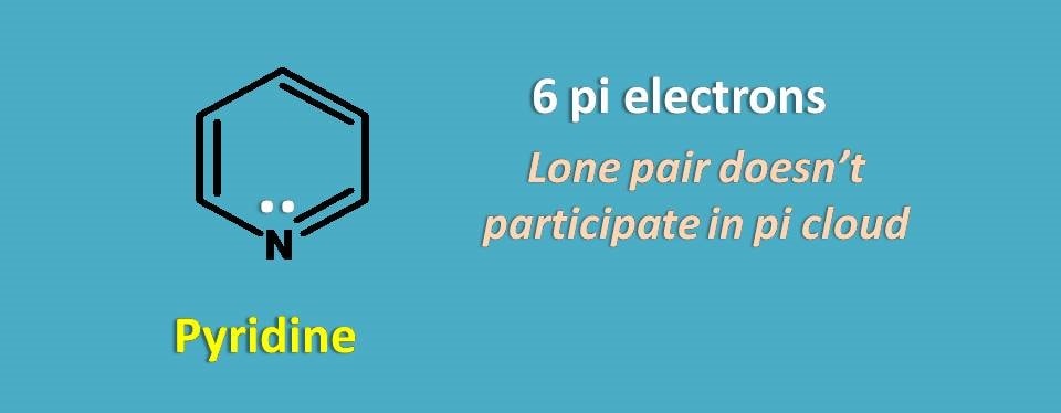 pyridine is also aromatic