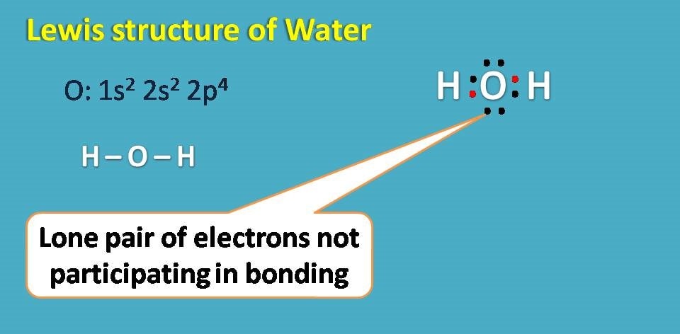 lone pairs in water