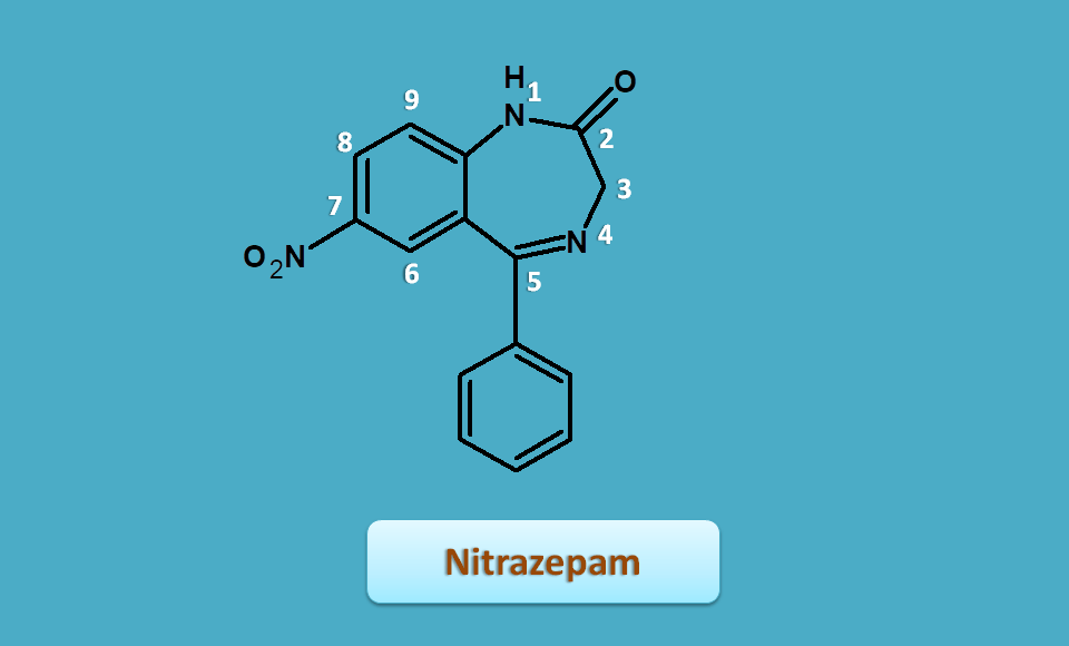 structure of nitrazepam
