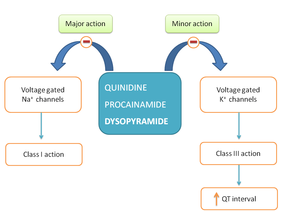 Proarrhythmic action of class I antiarrhythmic agents leading to torsade de pointes