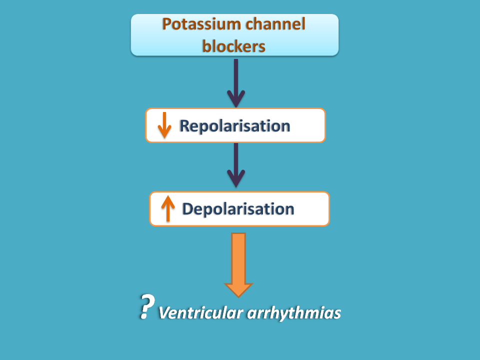 ventricular arrhythmias may possible with class III agents