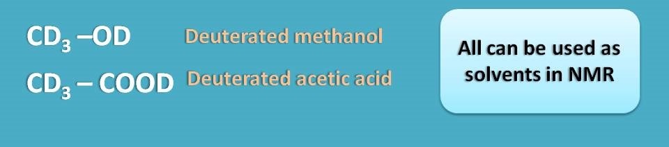 deuterated solvents