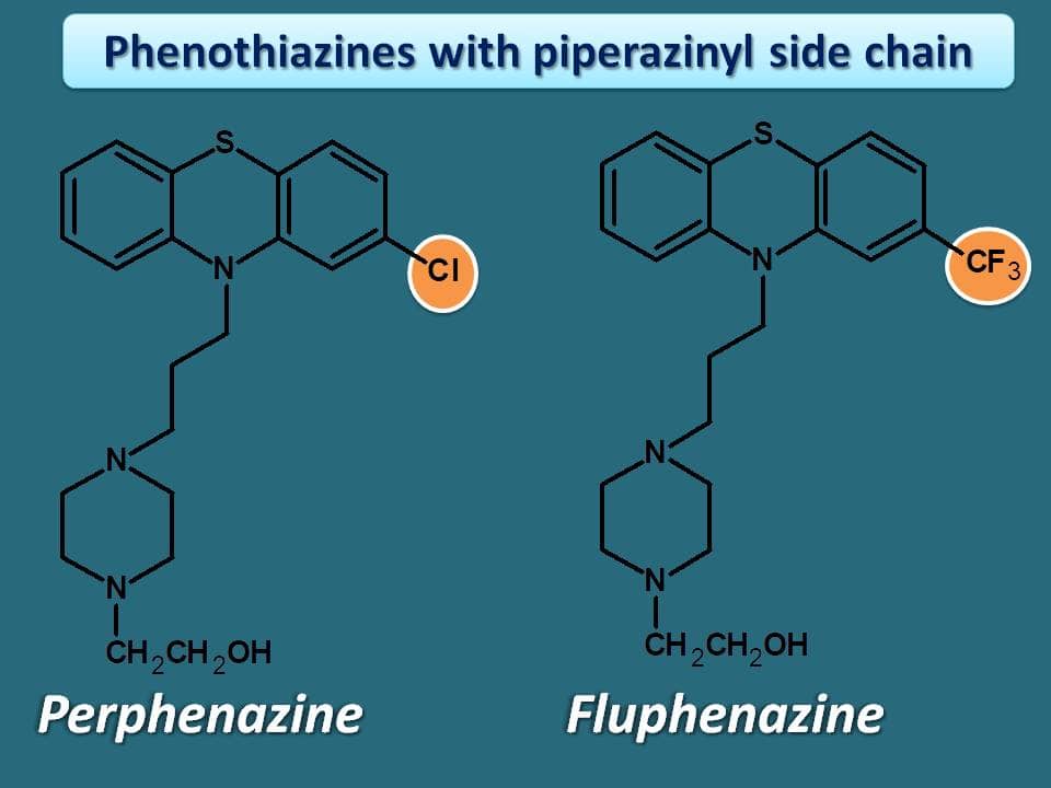 perphenazine and fluphenazine