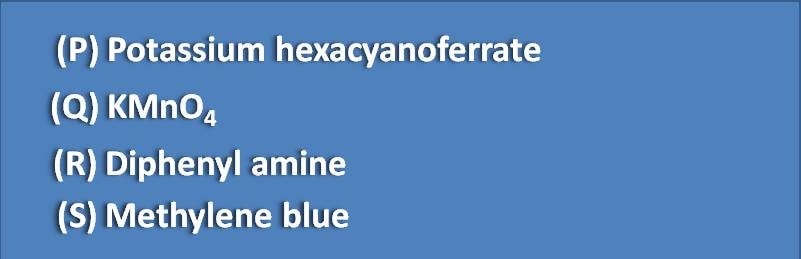 (A) potassium hexacyanoferrate